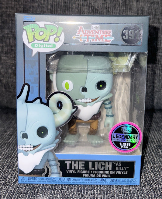 Funko Pop Digital Exclusive Adventure Time The Lich Billy LE 1,311 Protector