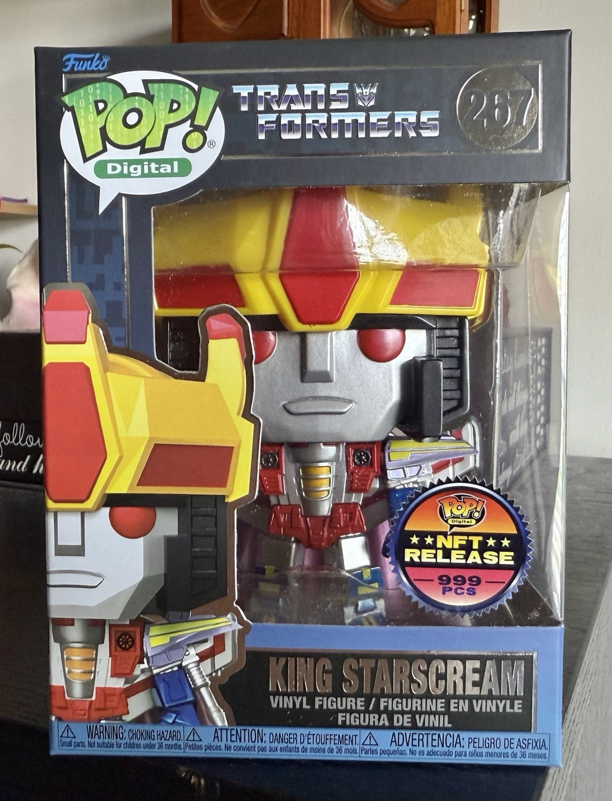 GRAIL Funko Pop Digital: KING STARSCREAM #267 Transformers Series 2 999 Pcs.