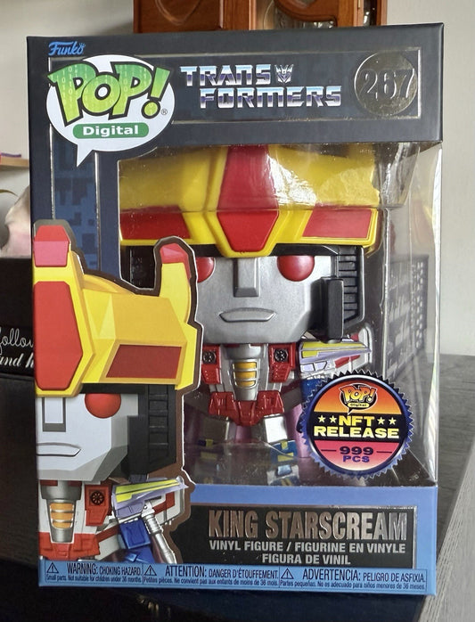 GRAIL Funko Pop Digital: KING STARSCREAM #267 Transformers Series 2 999 Pcs.
