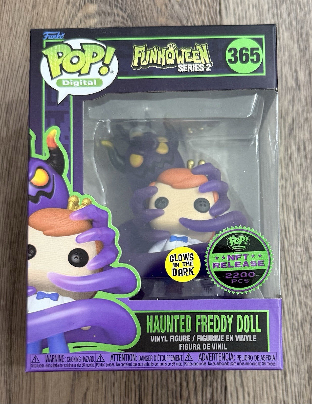 Funko Pop! Digital Funkoween Haunted Freddy Doll #365 GITD Royalty LE 2200