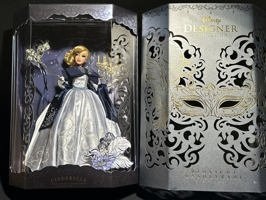 Disney Designer Collection Midnight Masquerade Cinderella Doll Limited Edition