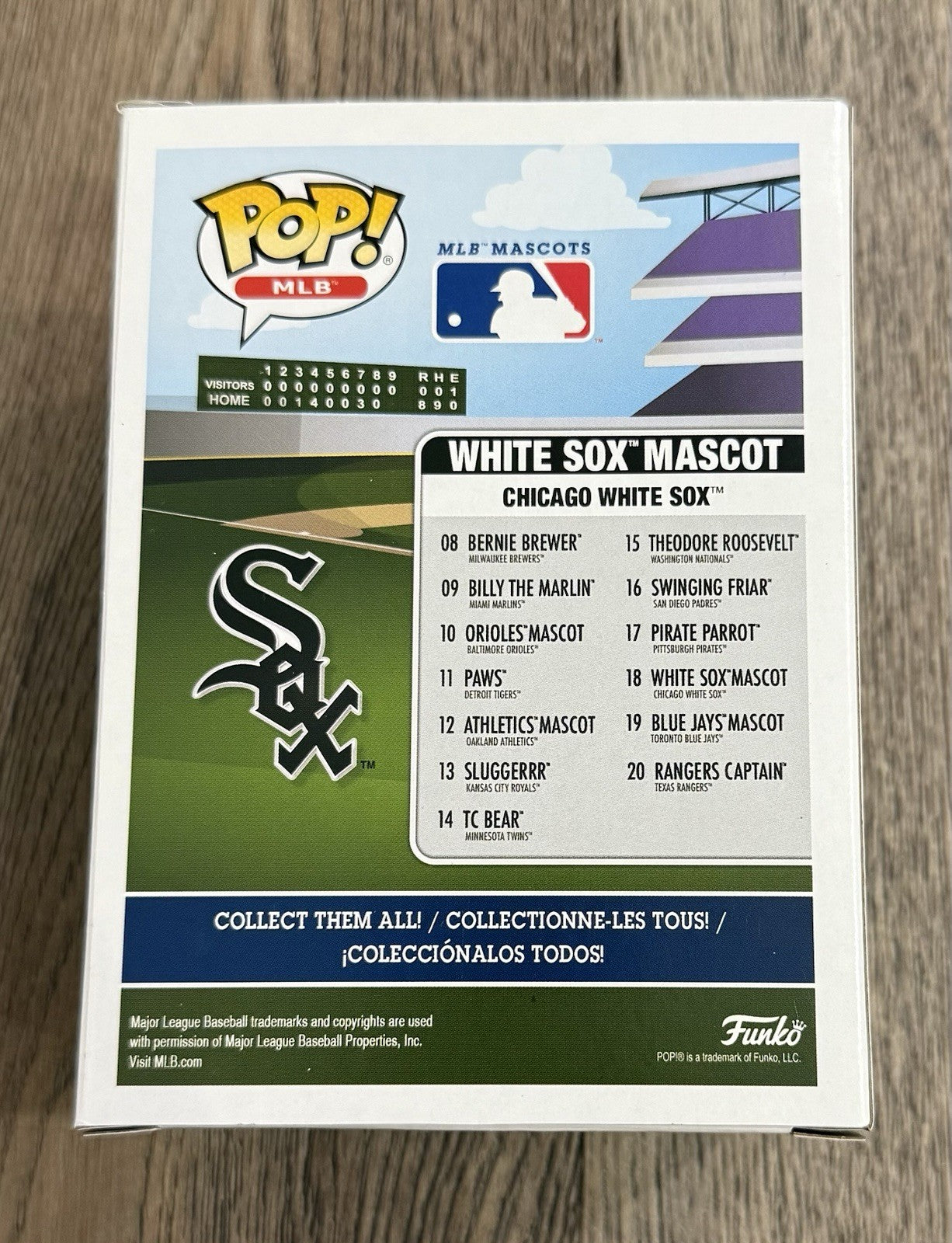 Funko Pop! MLB Baseball Chicago White Sox Mascot #18 Vaulted w/ Protector