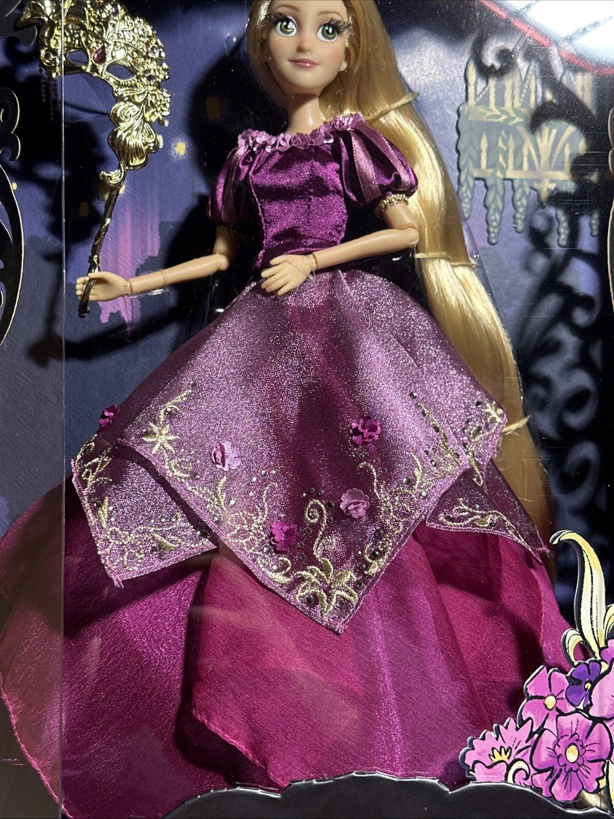 Disney RAPUNZEL Limited Edition Doll Midnight Masquerade Designer Collection