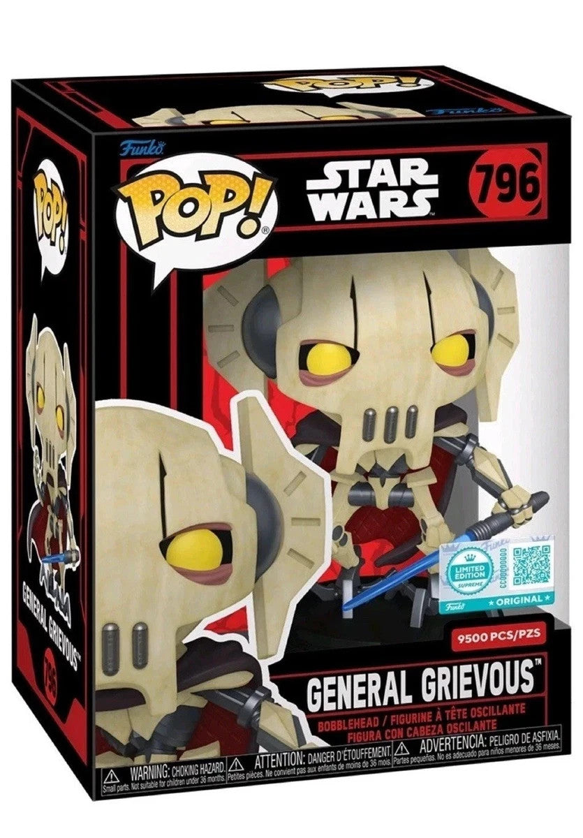 Funko Pop Star Wars General Grievous #796 - Limited Edition Supreme 9500pc A