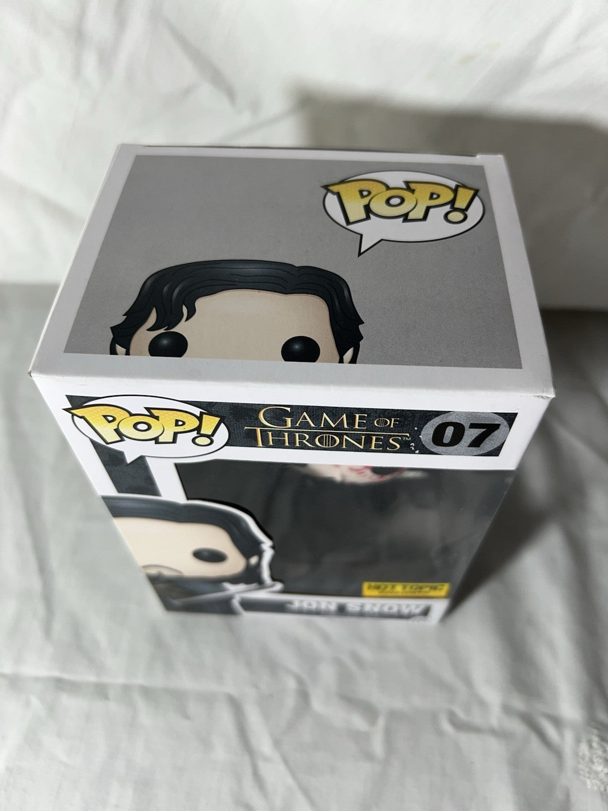 Funko Pop! Game of Thrones Jon Snow #07 Vinyl Figure Hot Topic Exclusive New A2