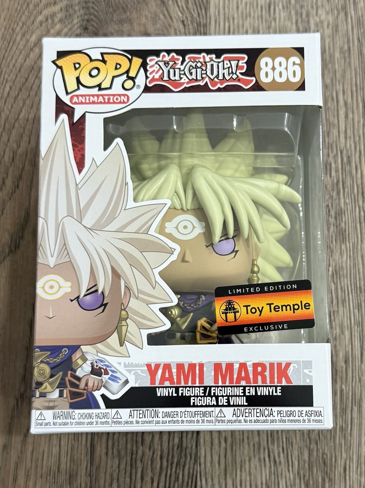Funko Pop! Yu-Gi-Oh! Yami Marik #886 Toy Temple Exclusive w/ Protector