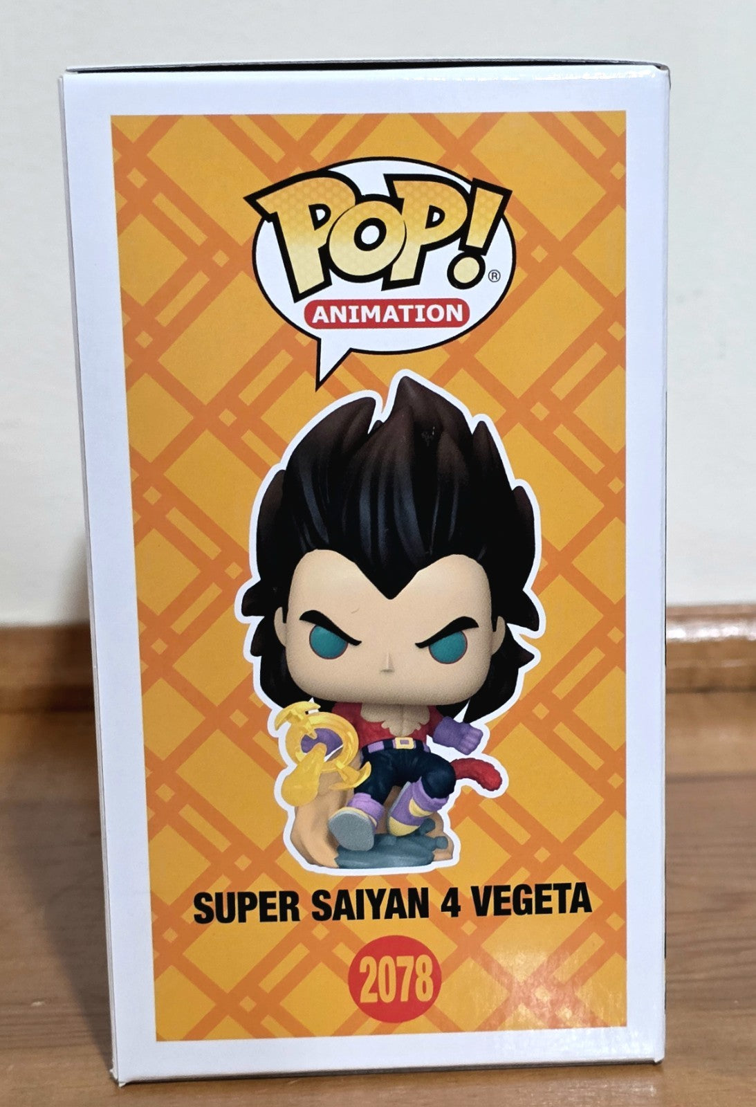 Funko - Dragon Ball GT- Super Saiyan 4 Vegeta #2078 Flocked (Chalice PR) SM Dent