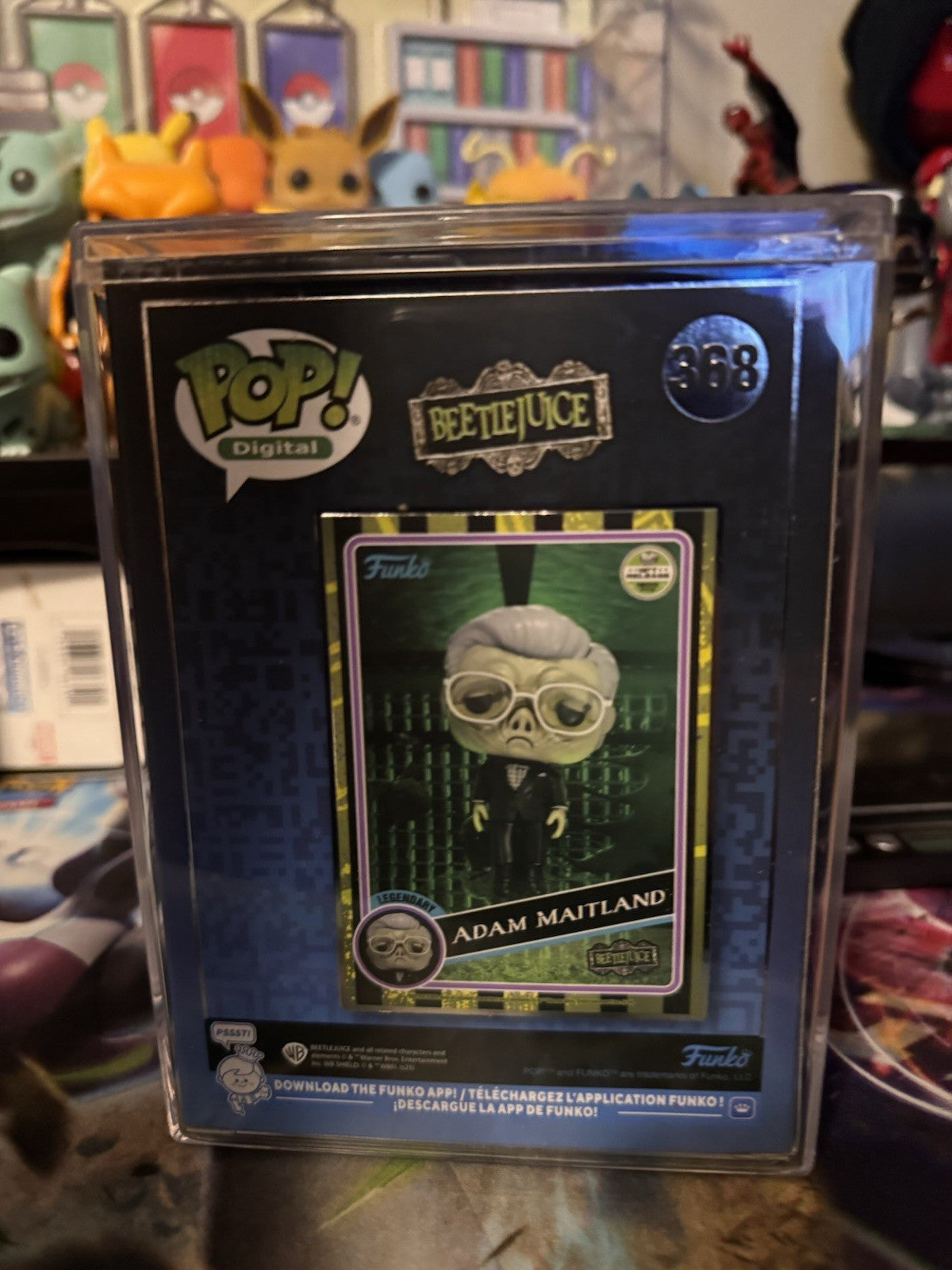 Funko Pop! Vinyl: Beetlejuice - Adam Maitland Gold In The Dark Digital Pop