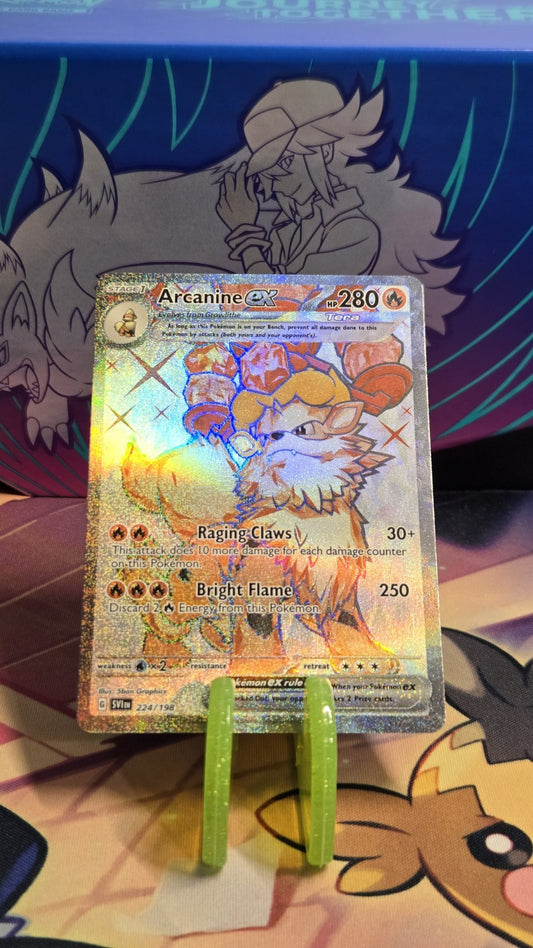 Pokémon Scarlet & Violet Arcanine ex 224 / 198 Ultra Rare