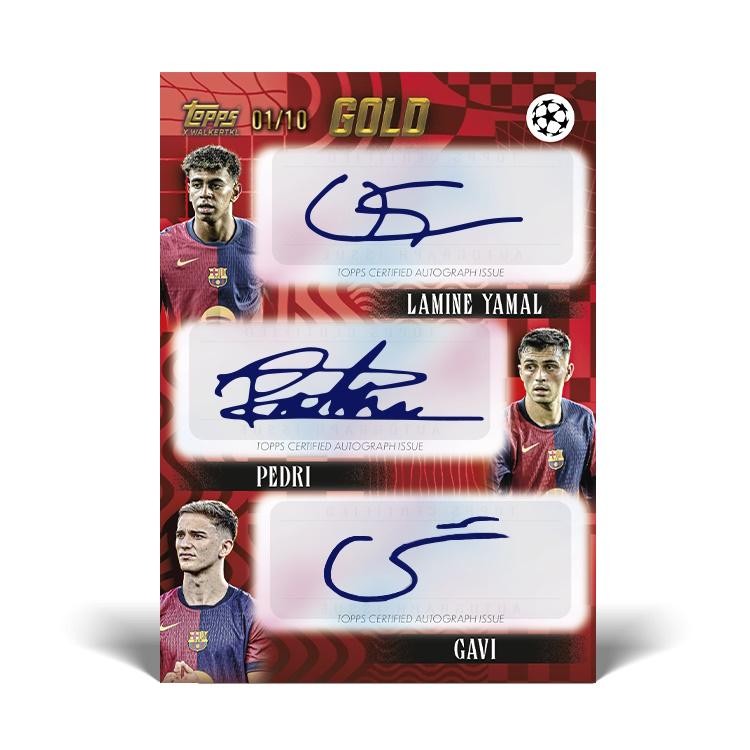 2024/25 Topps Gold UEFA Club Competitions Soccer Hobby Box