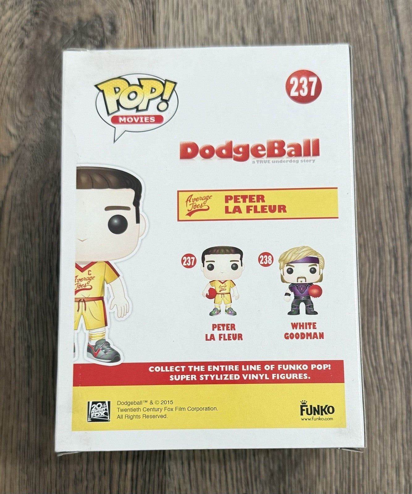 Funko Pop! Movies - Dodgeball: Peter LaFleur #237 Vaulted w/ Protector