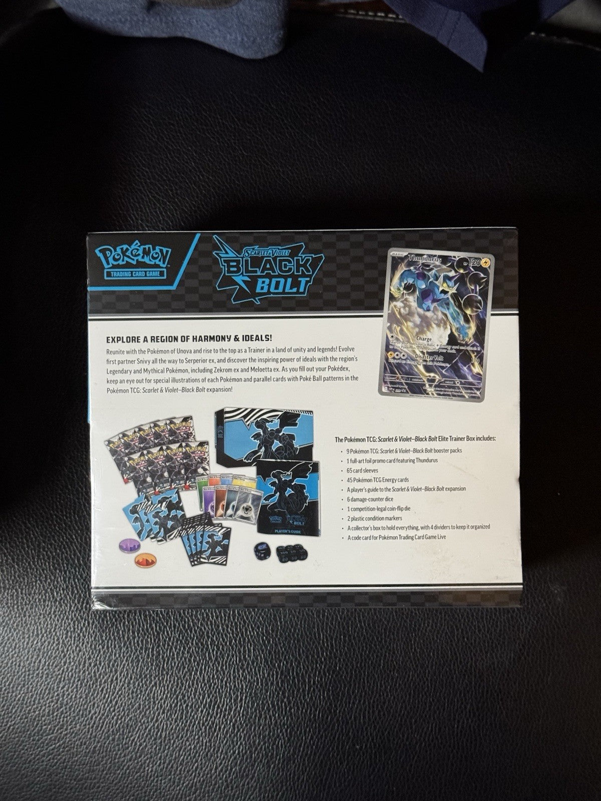 Pokemon TCG Black Bolt Elite Trainer Box (Factory Sealed)