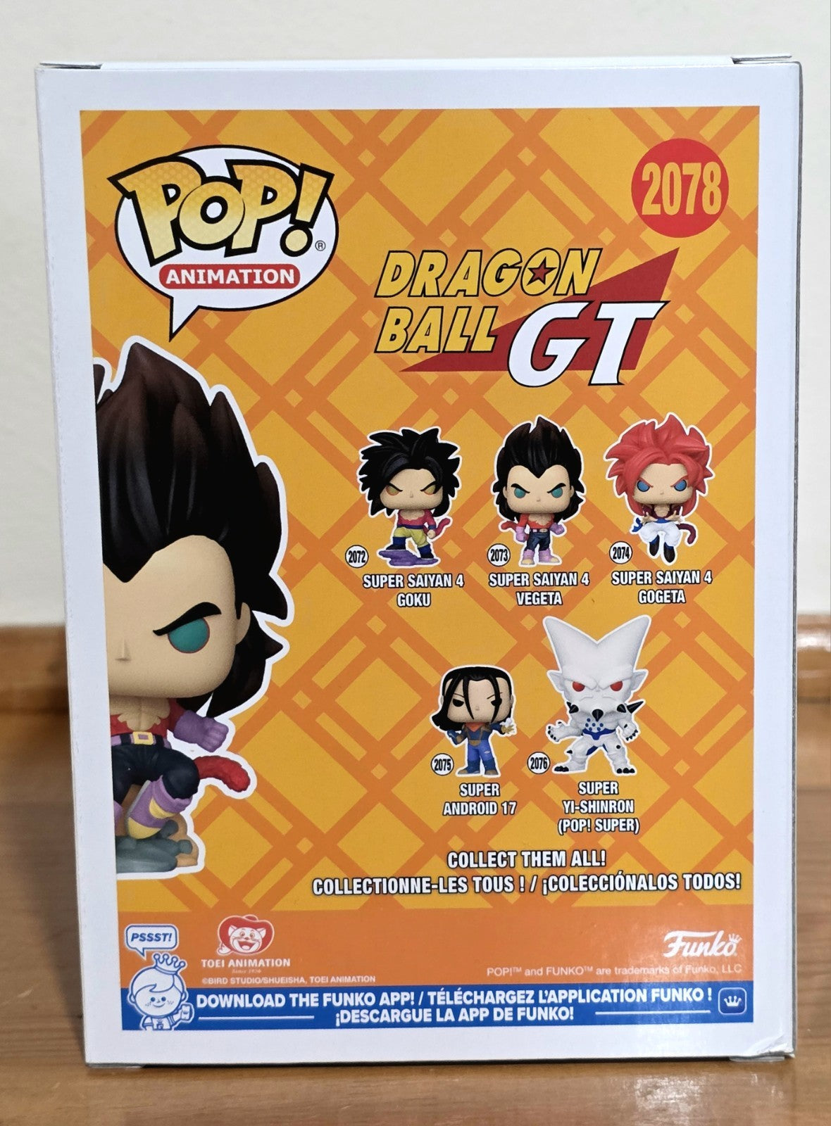 Funko - Dragon Ball GT- Super Saiyan 4 Vegeta #2078 Flocked (Chalice PR) SM Dent
