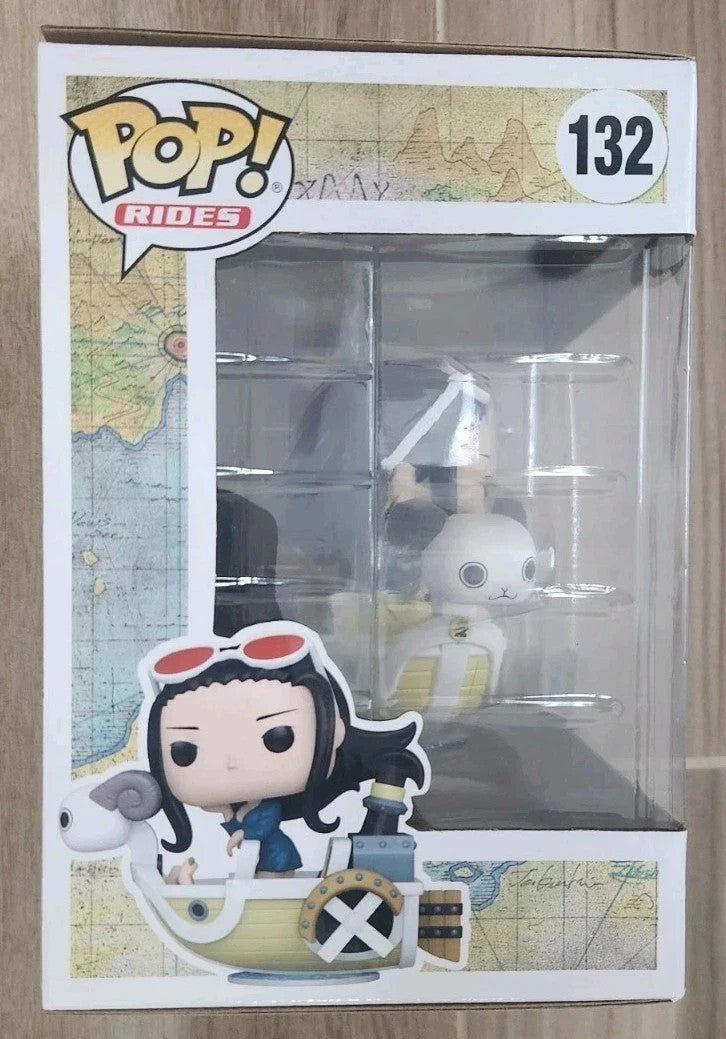 Funko Pop! Rides Deluxe One Piece Nico Robin with Mini Merry II Shared SDCC 2025