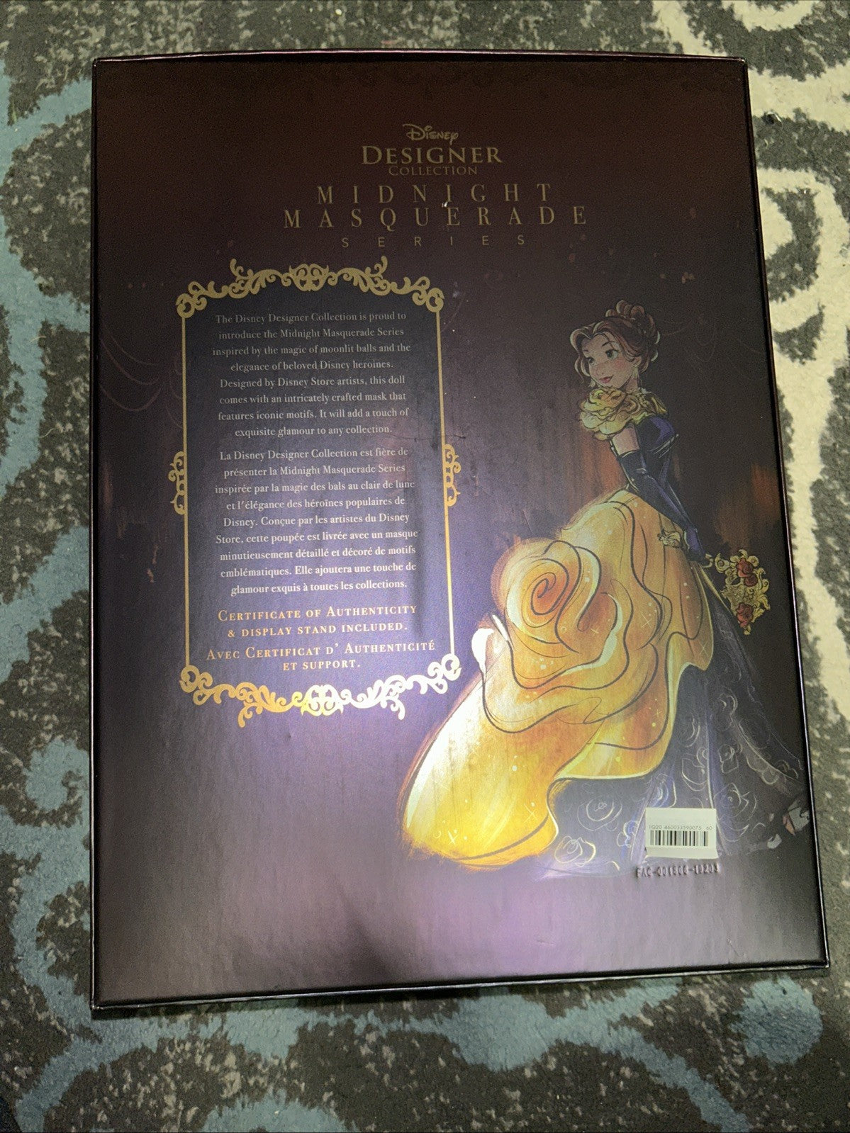 Disney Designer Midnight Masquerade Collection Belle Limited Edition Doll