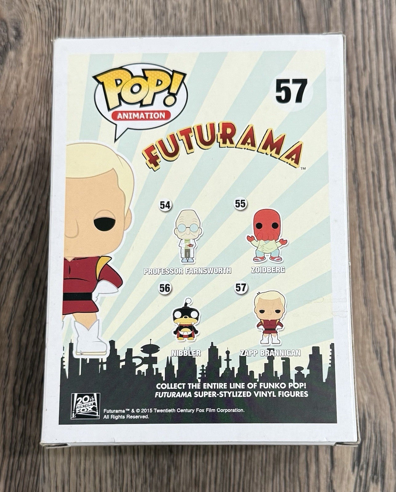Funko Pop! Futurama - Zapp Brannigan #57 Vaulted w/ Protector