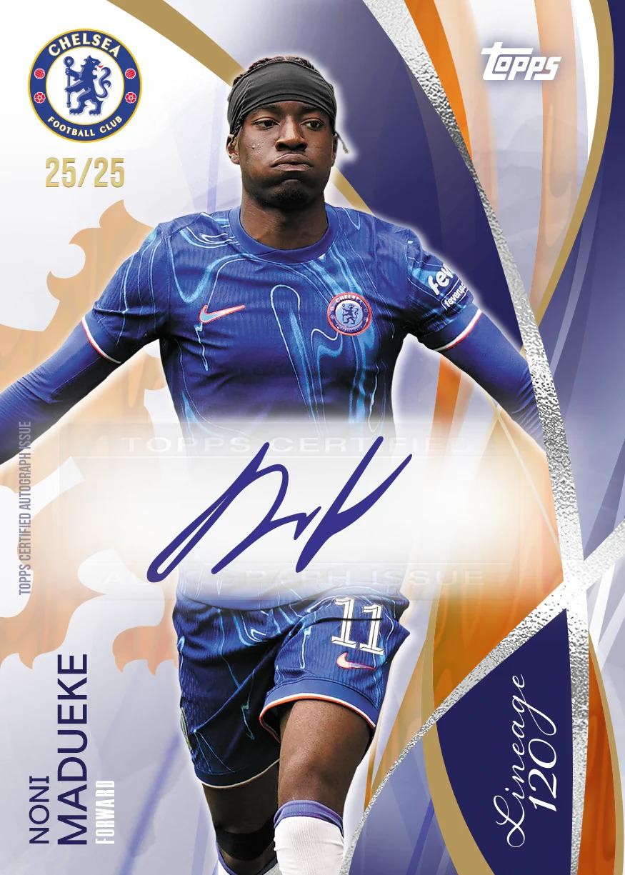 2024/25 Topps Chelsea Lineage 120 Years Anniversary Soccer Hobby Box
