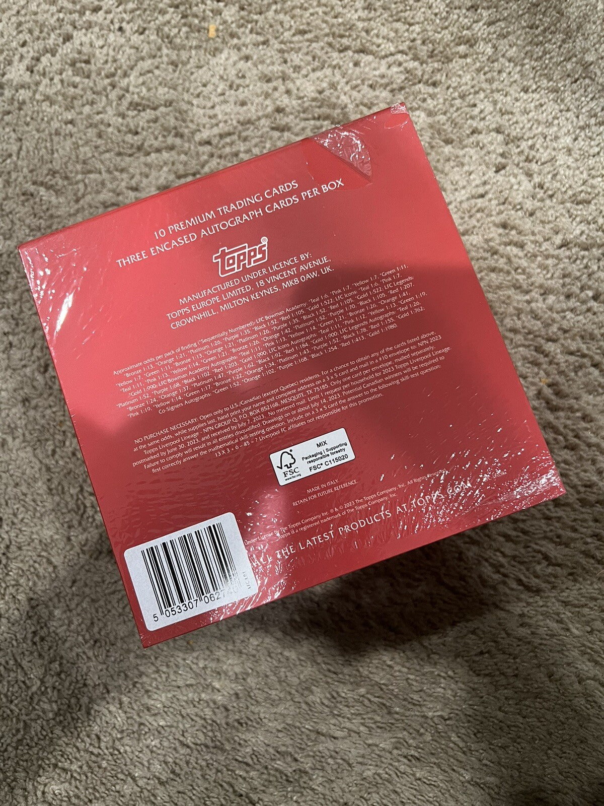 2022-23 Topps Liverpool Lineage Premium Team Set Hobby Box SSP On Hand - 3 Autos