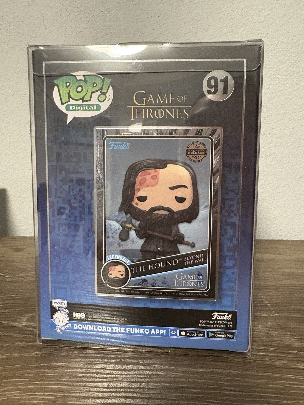 Funko Pop! Game of Thrones The Hound Beyond the Wall Vinyl Figure #91