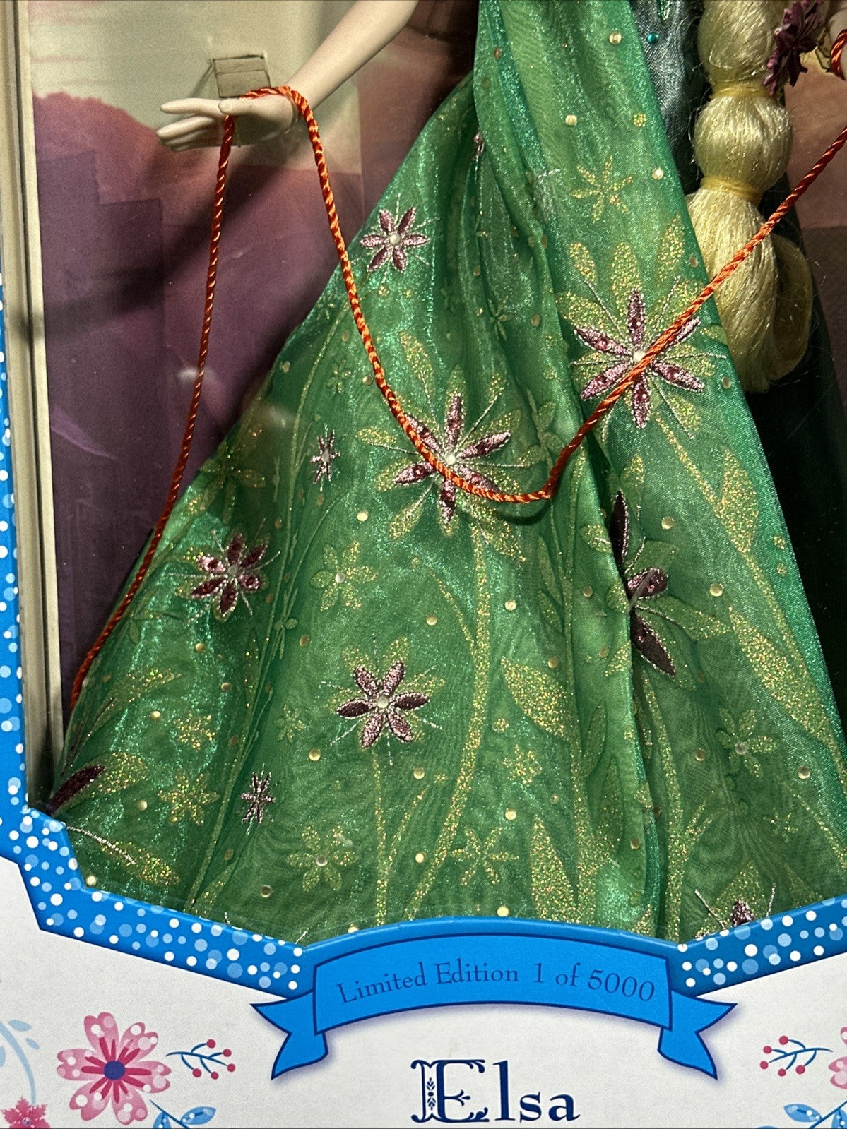 Frozen Elsa 17" Doll Disney Store Limited Edition 5000