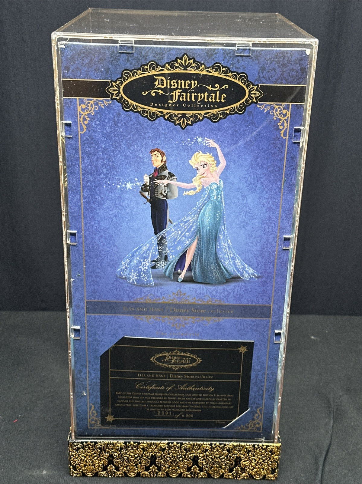 Disney Designer Fairytale Elsa And Hans Dolls Limited Edition 6000 #2091