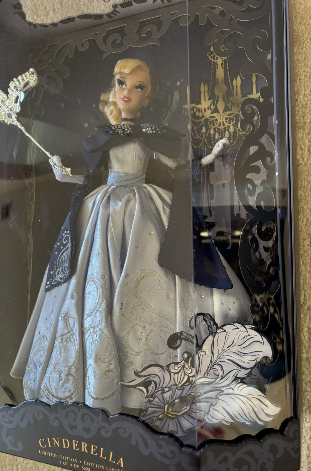Disney Designer Collection🩵Cinderella Midnight Masquerade Limited Edition Doll