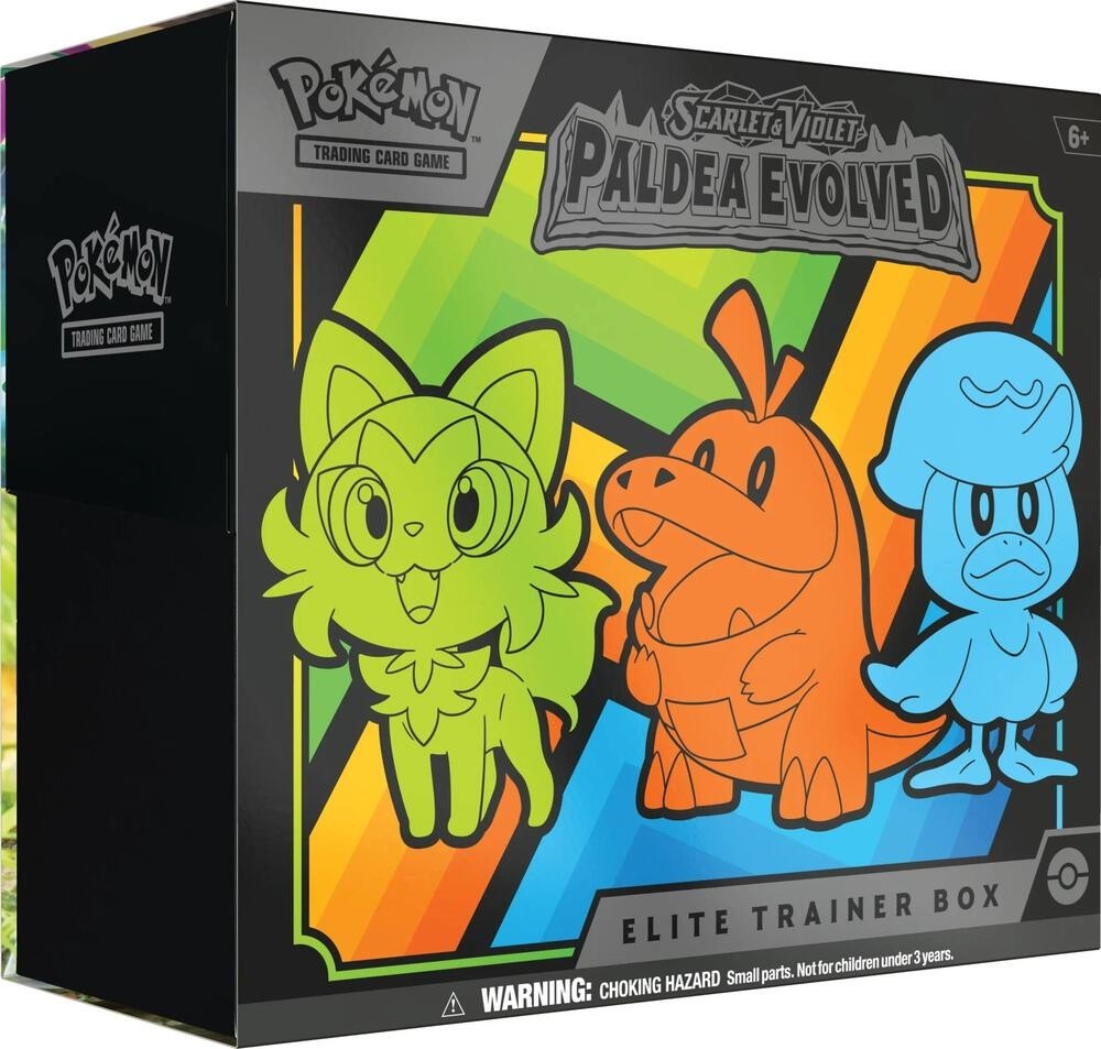 Pokemon TCG Paldea Evolved Elite Trainer Box (ETB) SV02 - Factory Sealed