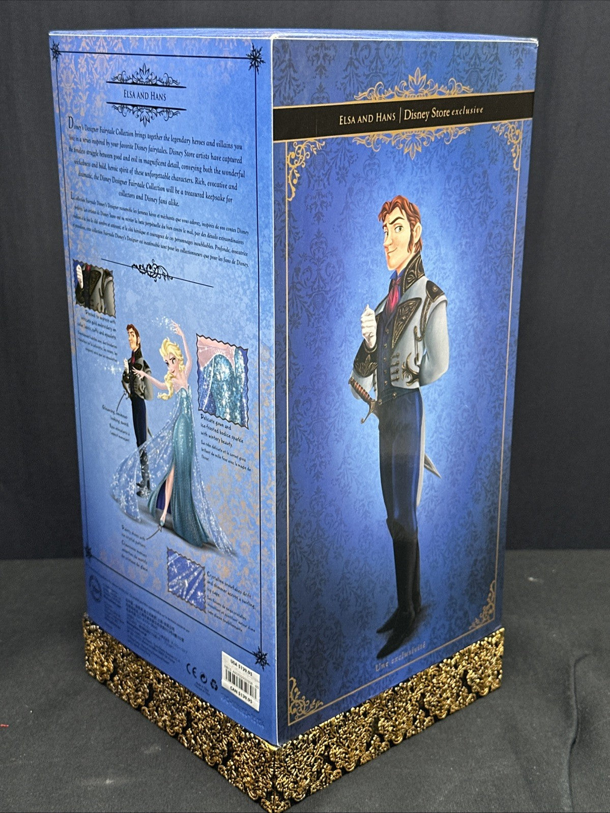 Disney Designer Fairytale Elsa And Hans Dolls Limited Edition 6000 #2091