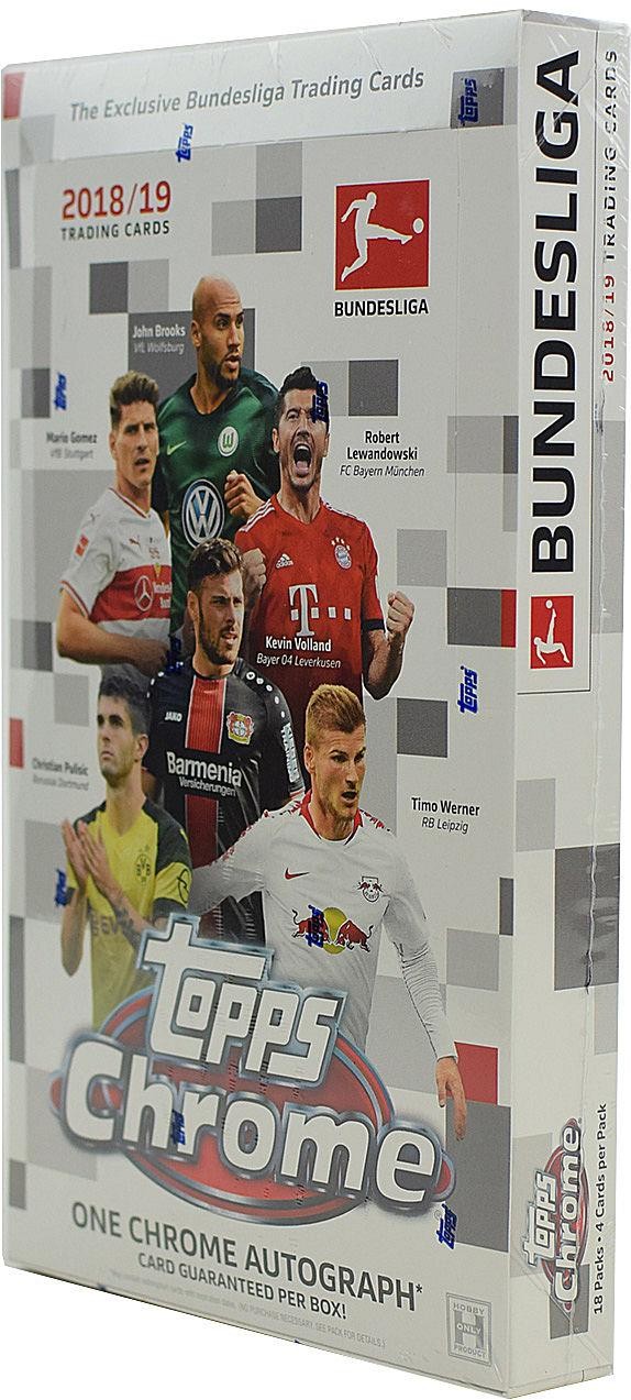 2018/19 TOPPS CHROME BUNDESLIGA SOCCER HOBBY BOX