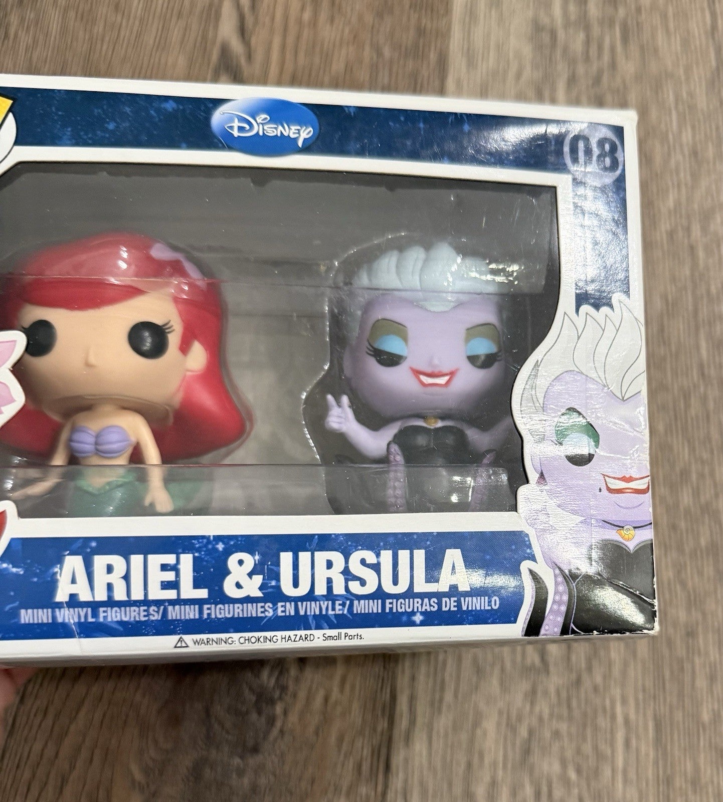 Funko Pop! Disney The Little Mermaid Ariel & Ursula 2 Pack Minis Vaulted DAMAGED