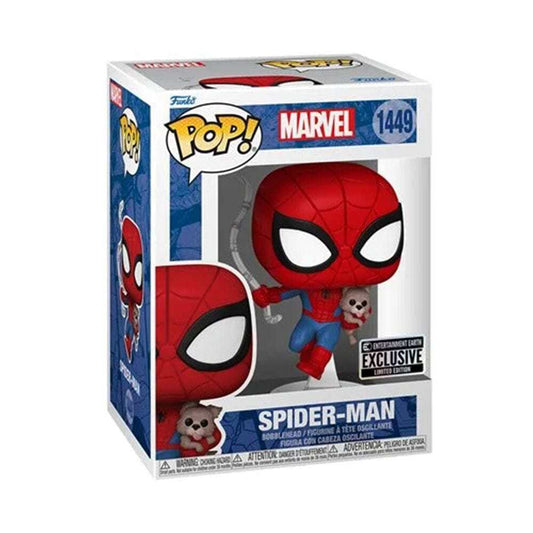 Spider-Man w/ Sandwich the Dog Funko Pop! #1449 - Entertainment Earth Exclusive