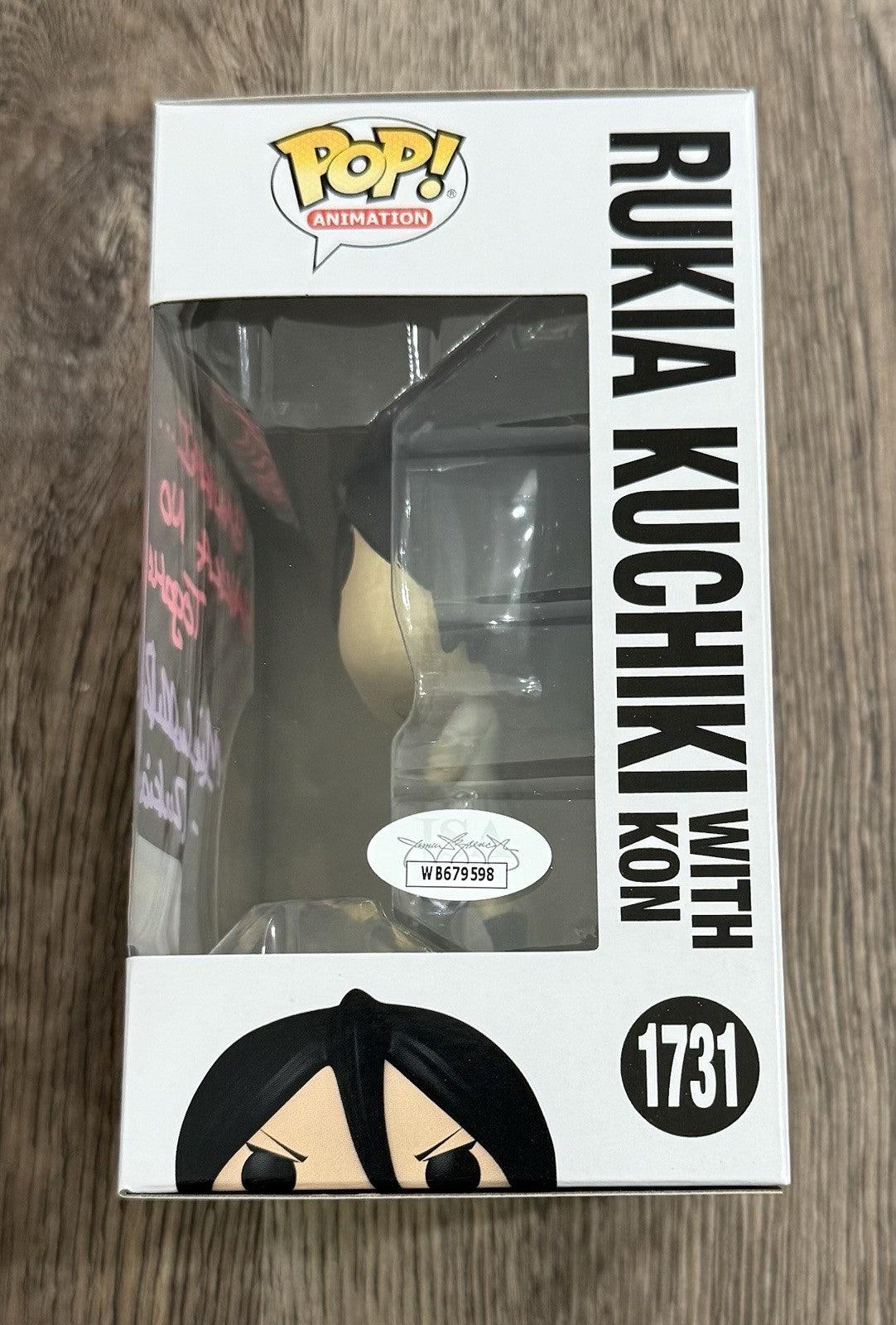 Funko Pop! Bleach Rukia Kuchiki #1731 Toy Temple Signed By Michelle Ruff JSA COA