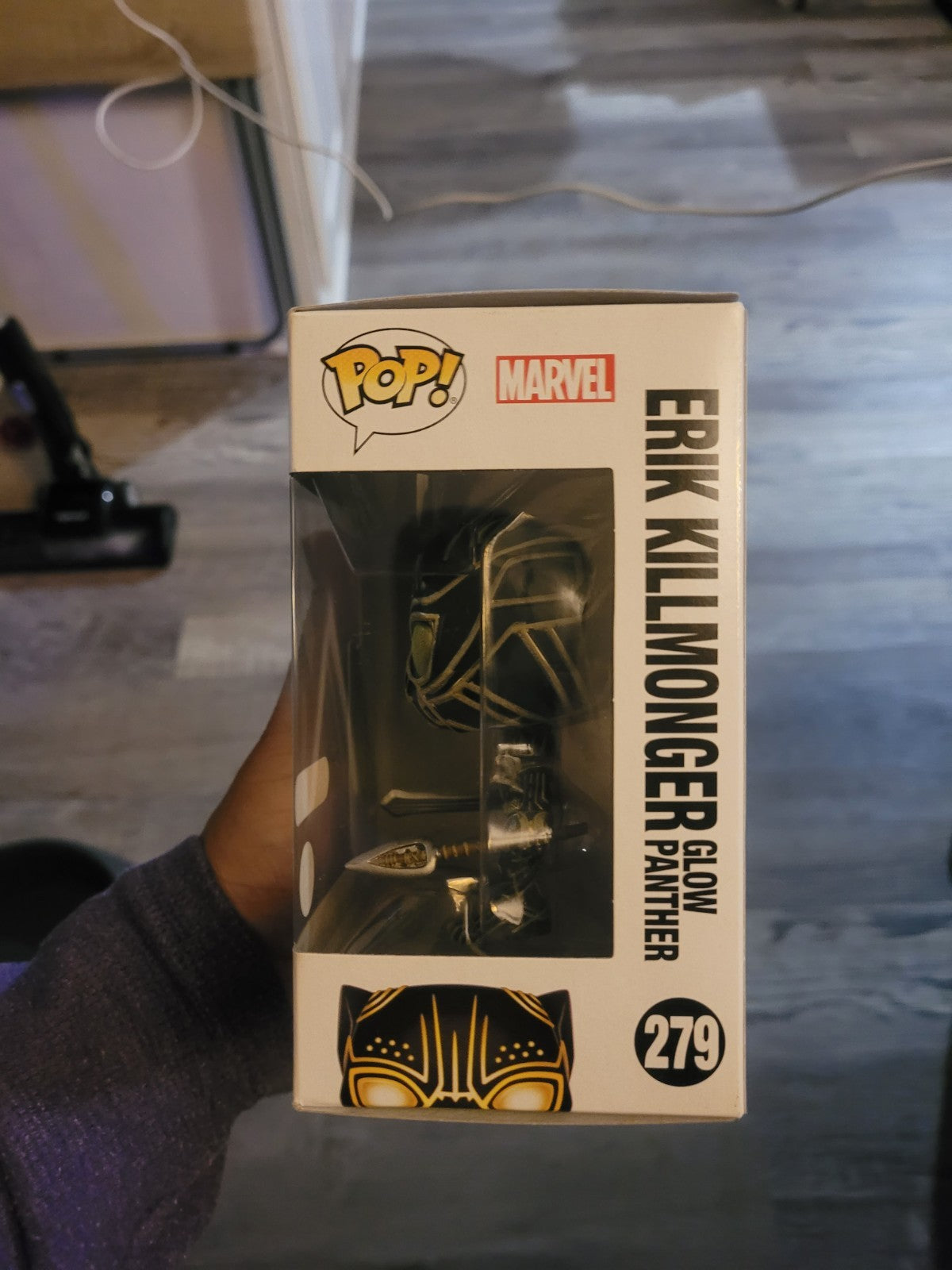 Funko Pop! Marvel Black Panther Erik Killmonger #279 Target Exclusive GITD #ML
