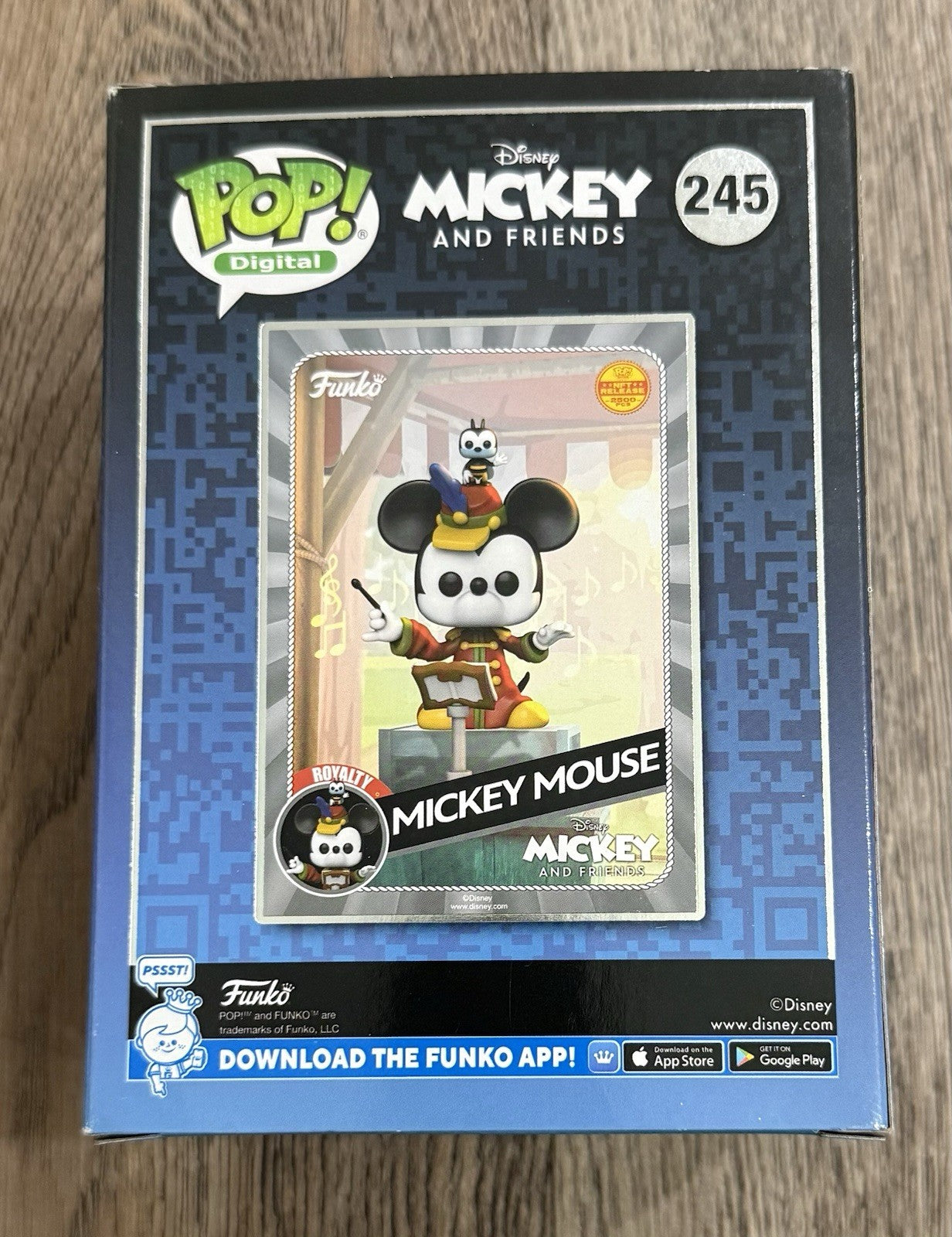 Funko Pop! Digital - Disney: Conductor Mickey #245 Royalty LE 2500 See Photos
