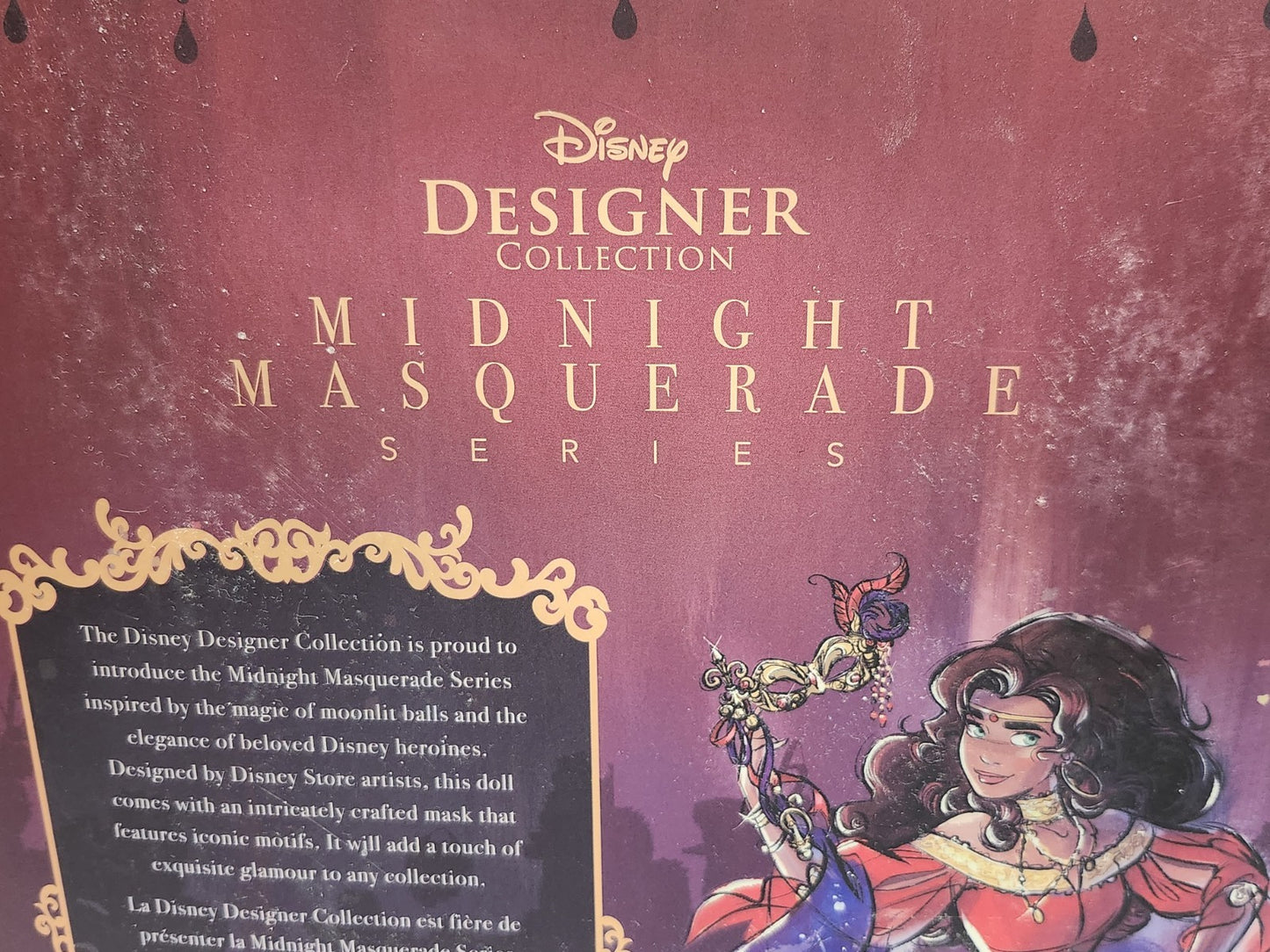 Disney Designer Midnight Masquerade Collection Esmeralda Limited Edition Doll