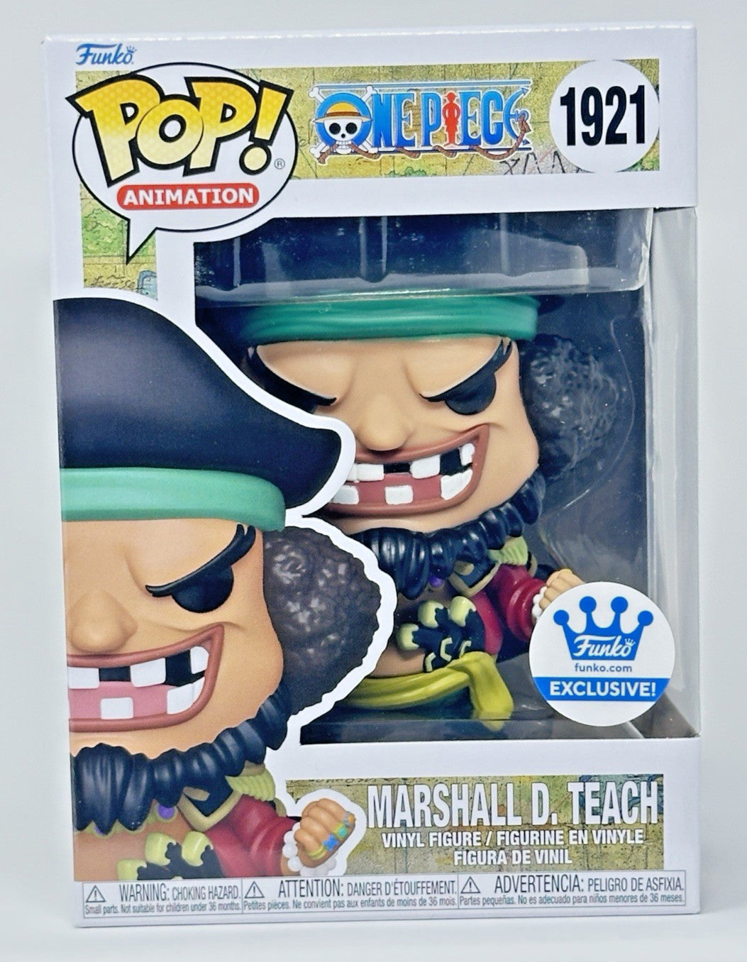 Funko Pop! One Piece – Marshall D. Teach #1921 w/ Premium UV Protector – New