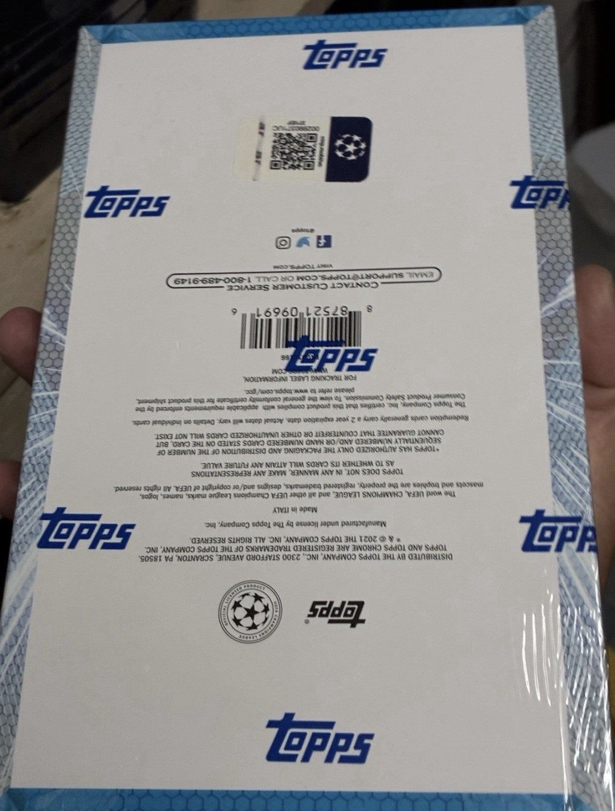 2020-21 TOPPS CHROME UEFA CHAMPIONS LEAGUE SOCCER FACTORY SEALED HOBBY BOX