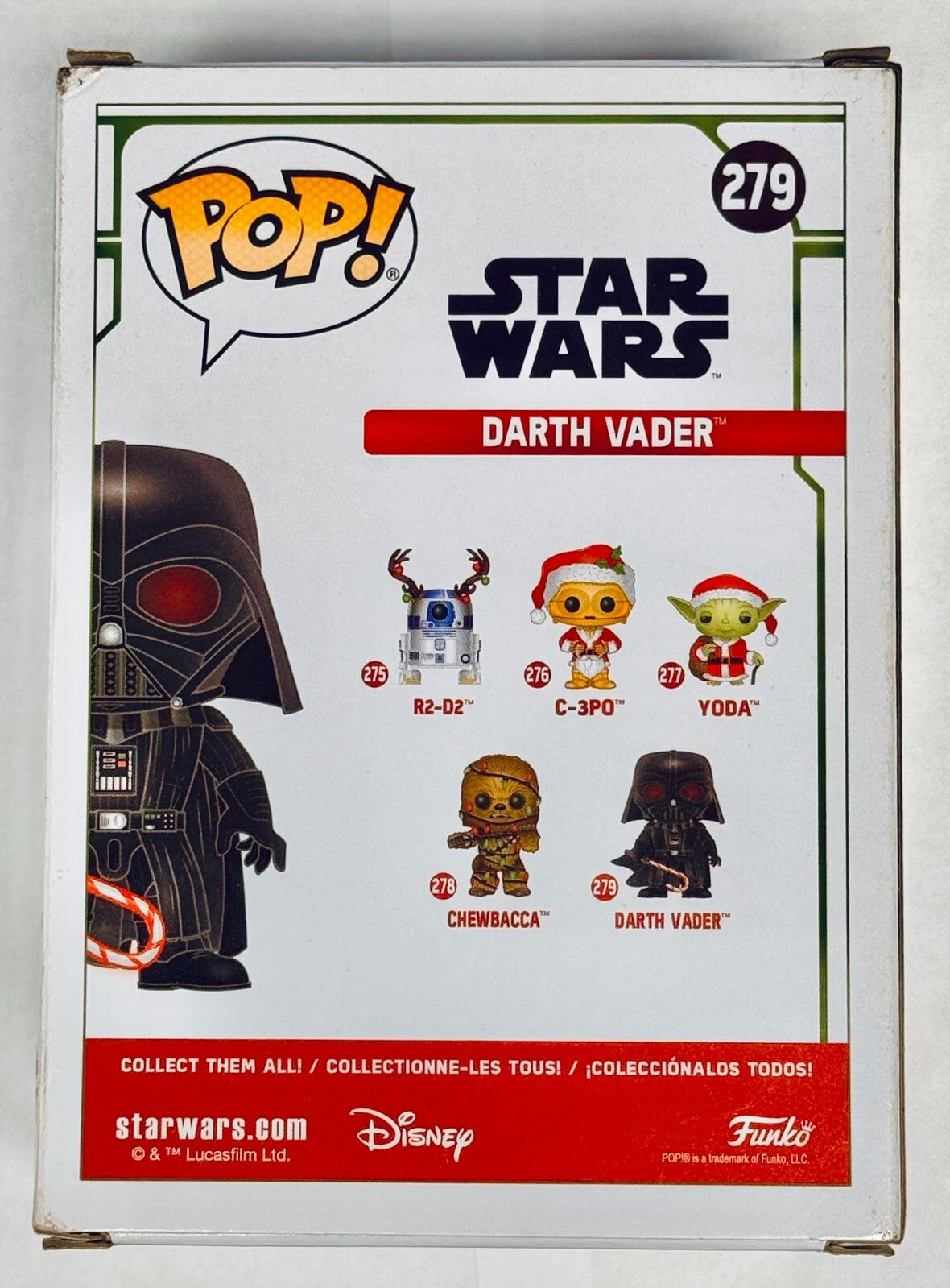 Funko POP! Star Wars-Darth Vader/ Limited Edition Glow Chase 279
