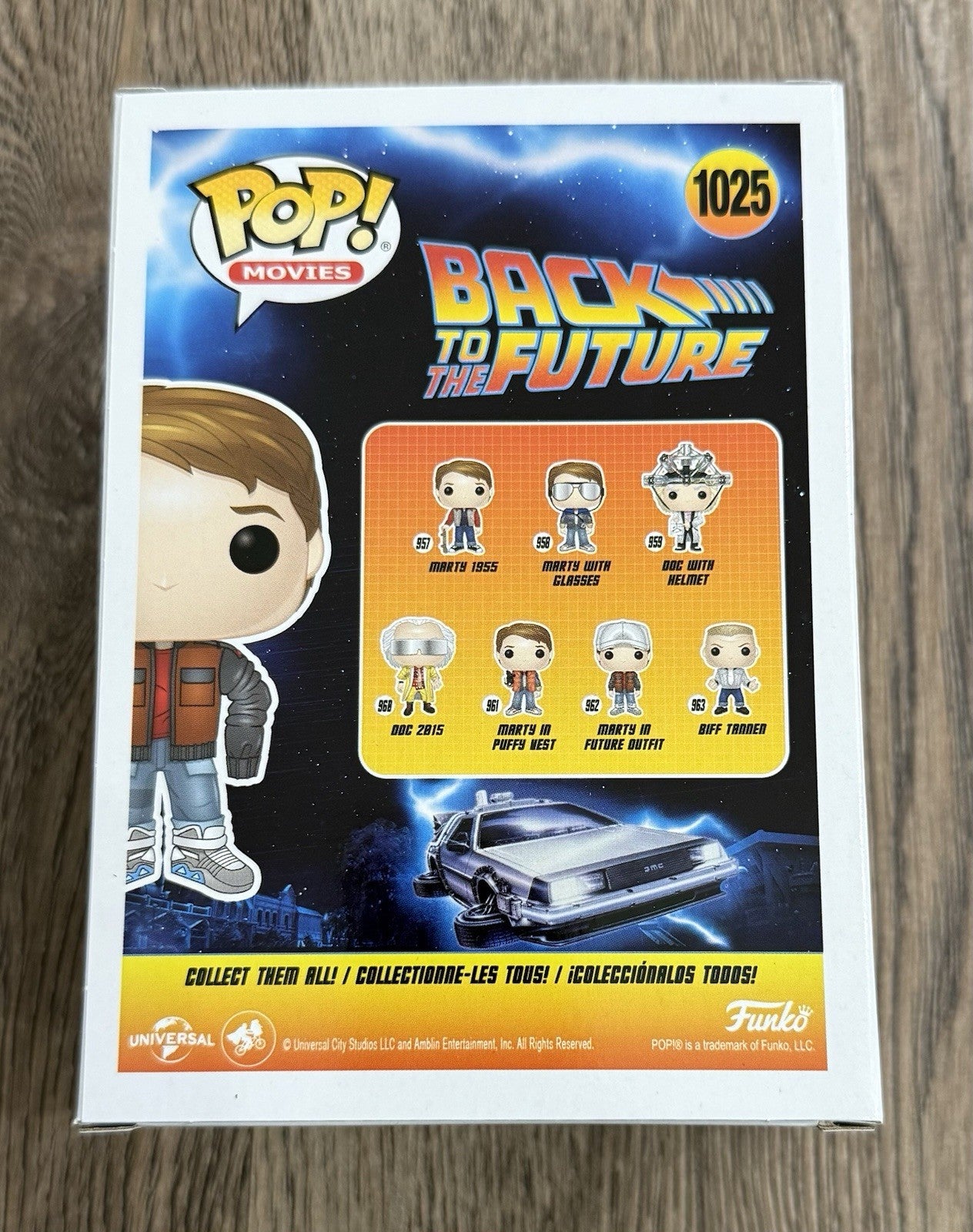 Funko Pop! Back To The Future - Marty In Jacket #1025 Funko Shop Exclusive