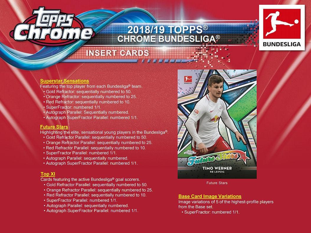 2018/19 TOPPS CHROME BUNDESLIGA SOCCER HOBBY BOX