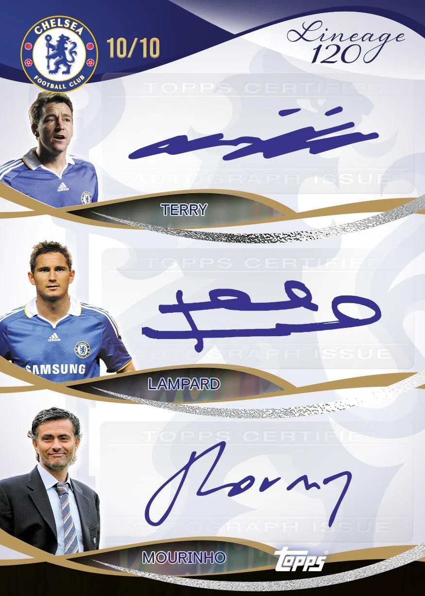 2024/25 Topps Chelsea Lineage 120 Years Anniversary Soccer Hobby Box
