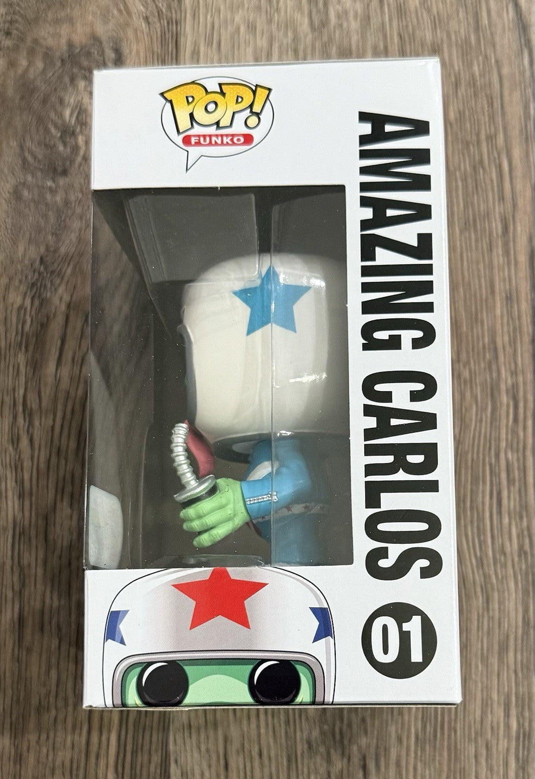 Funko Pop! Amazing Carlos #01 2016 SDCC Con Exclusive (LE 3000) w/ Protector