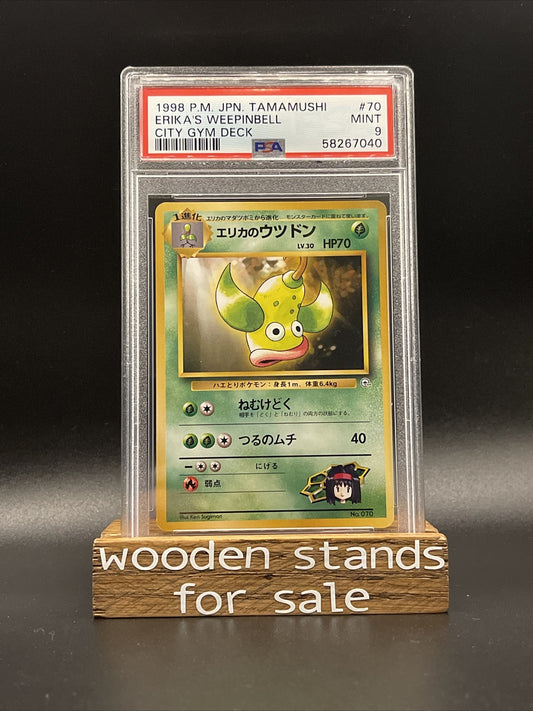Pokemon Card Japanese Erika's Weepinbell No. 070 PSA 9 MINT Erika Gym Deck
