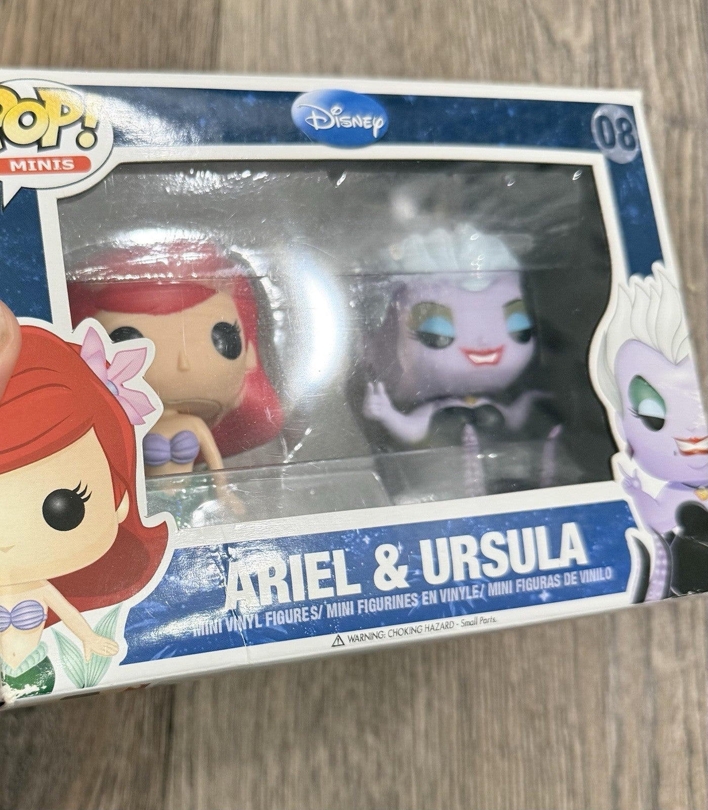 Funko Pop! Disney The Little Mermaid Ariel & Ursula 2 Pack Minis Vaulted DAMAGED