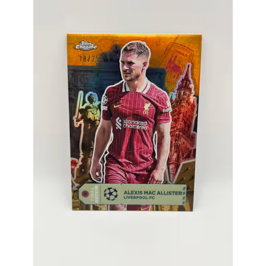 Limited Print: Topps Chrome Alexis Mac Allister Final Destination Orange /25