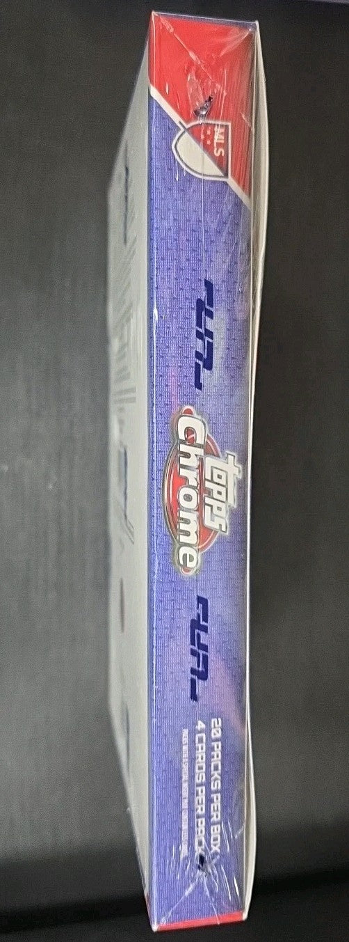 2024 Topps Chrome MLS Soccer Factory Sealed Hobby Box