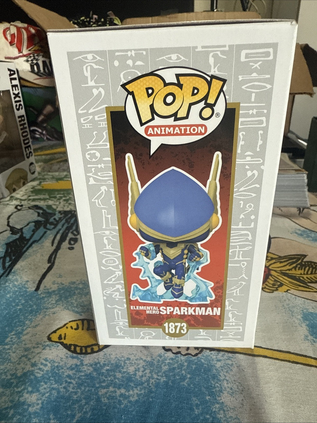 Funko POP! Yu-Gi-Oh! - Elemental Hero Sparkman #1873 - GameStop Exclusive