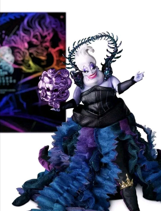 ✨Ursula Midnight Masquerade Disney Designer Doll Limited Edition Sealed✨