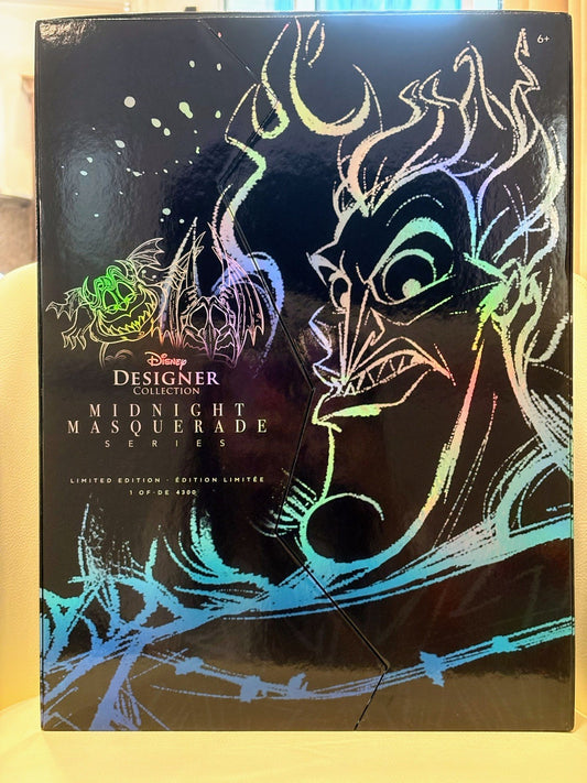 Disney Designer Midnight Masquerade Hades Doll Limited Edition New IN Box
