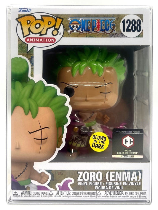 Funko Pop! One Piece Zoro Enma Glow in the Dark #1288 CCI with POP Protector